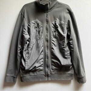 Hugo Boss full zip mock neck sport jacket Sz XL